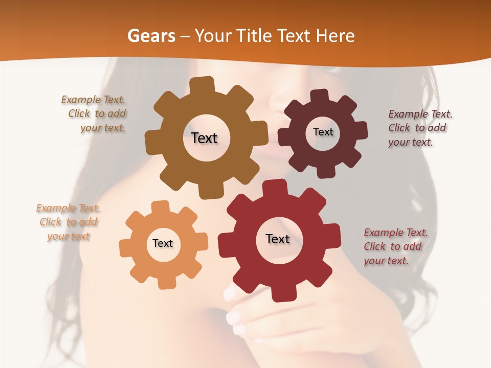 People Writing Office PowerPoint Template