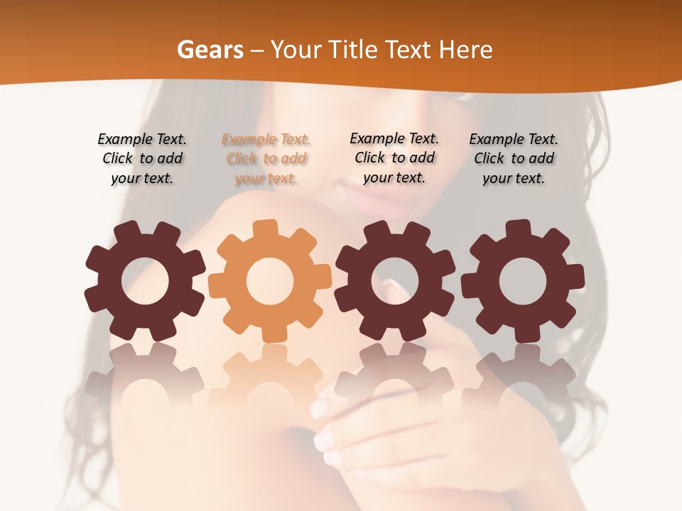 People Writing Office PowerPoint Template