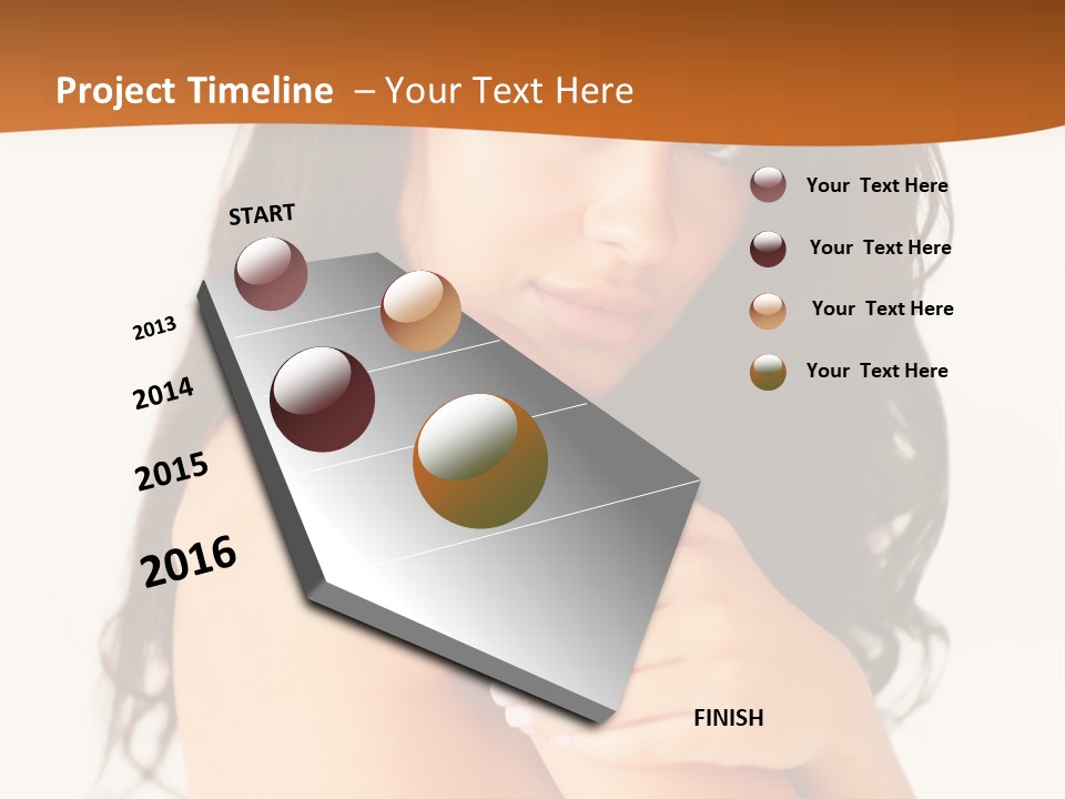 People Writing Office PowerPoint Template