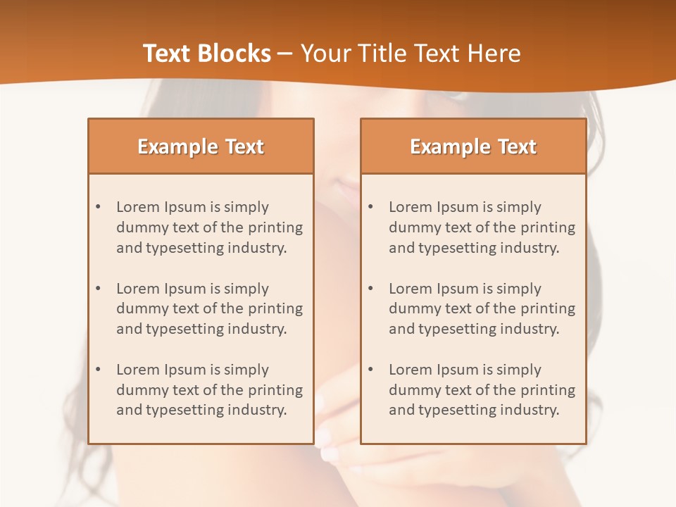 People Writing Office PowerPoint Template