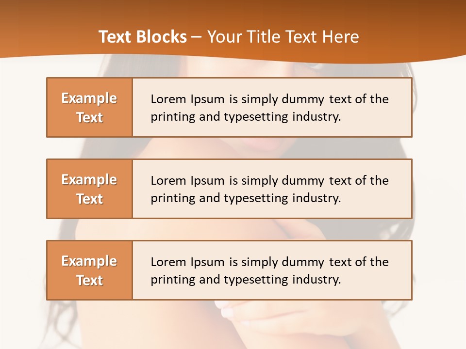 People Writing Office PowerPoint Template