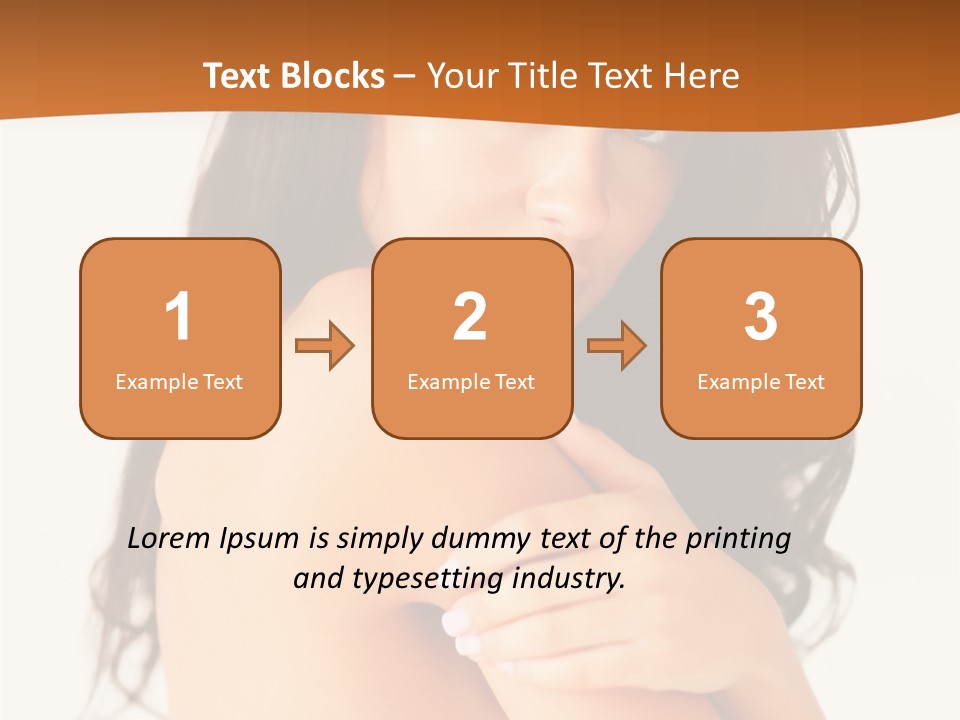 People Writing Office PowerPoint Template
