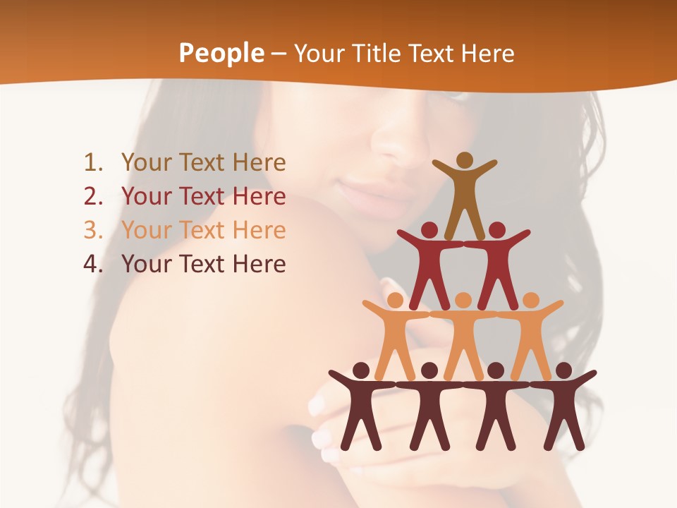 People Writing Office PowerPoint Template