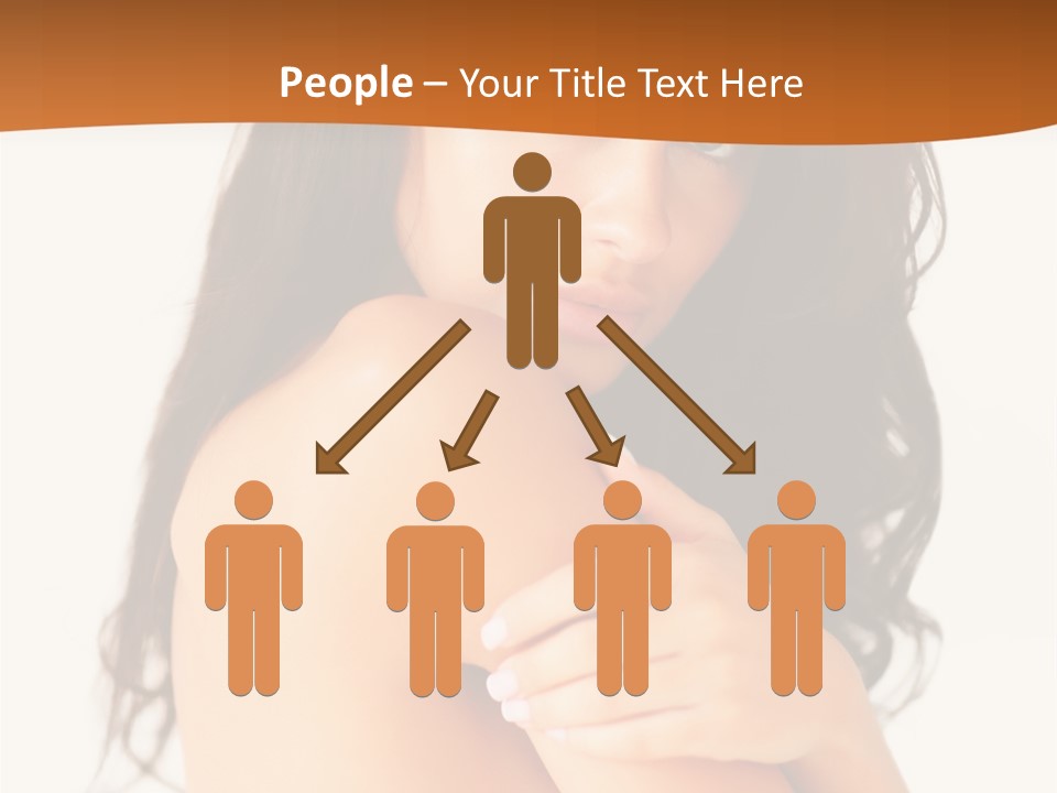 People Writing Office PowerPoint Template