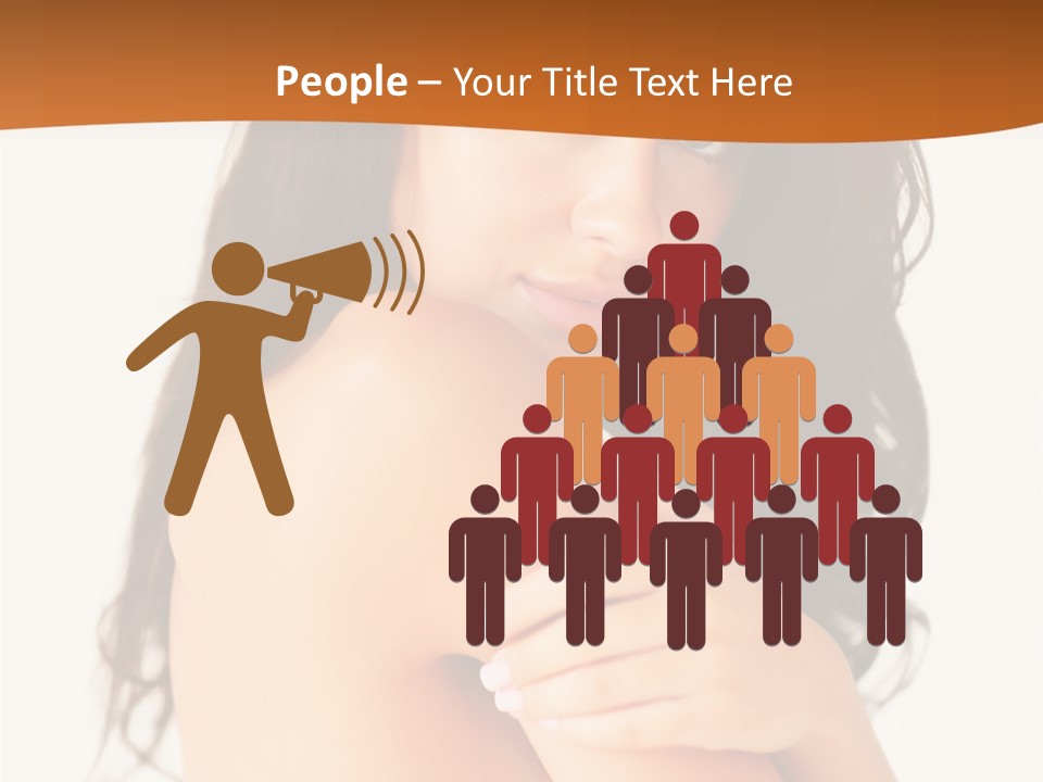 People Writing Office PowerPoint Template