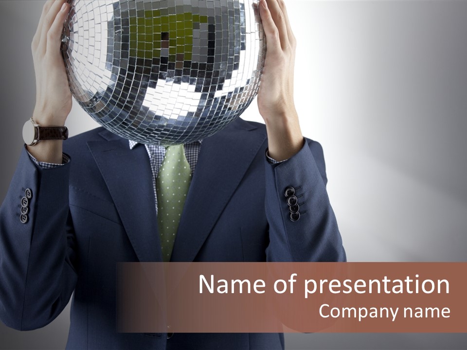 Businessman Question Powerful PowerPoint Template