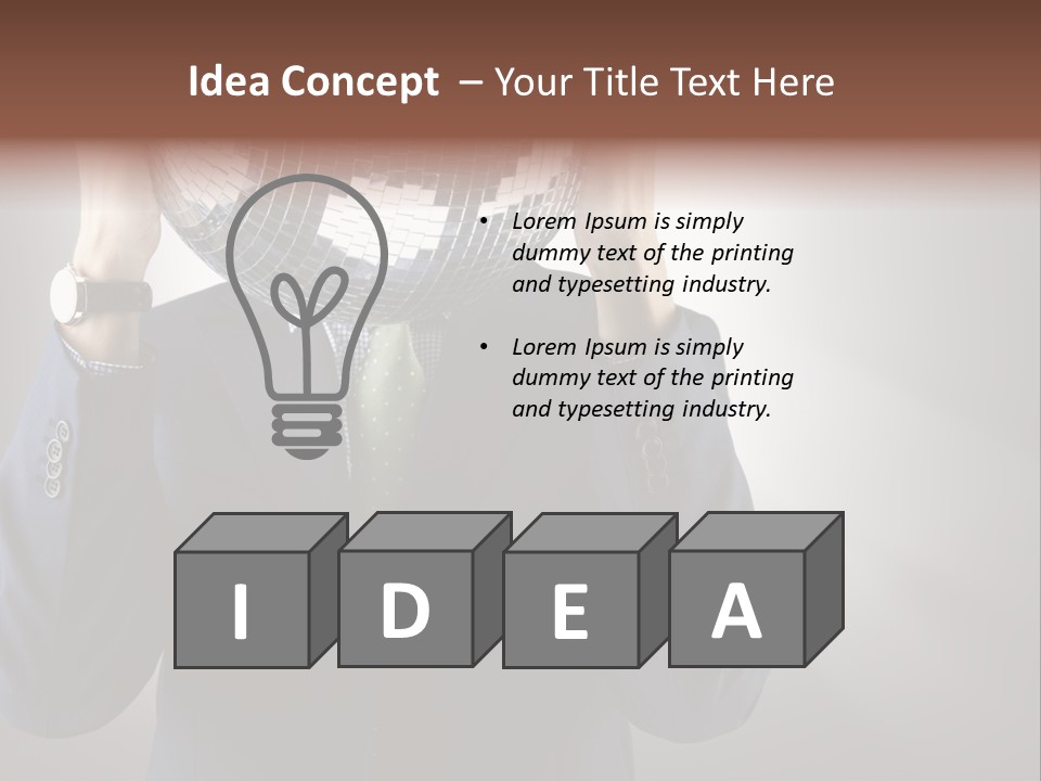 Businessman Question Powerful PowerPoint Template