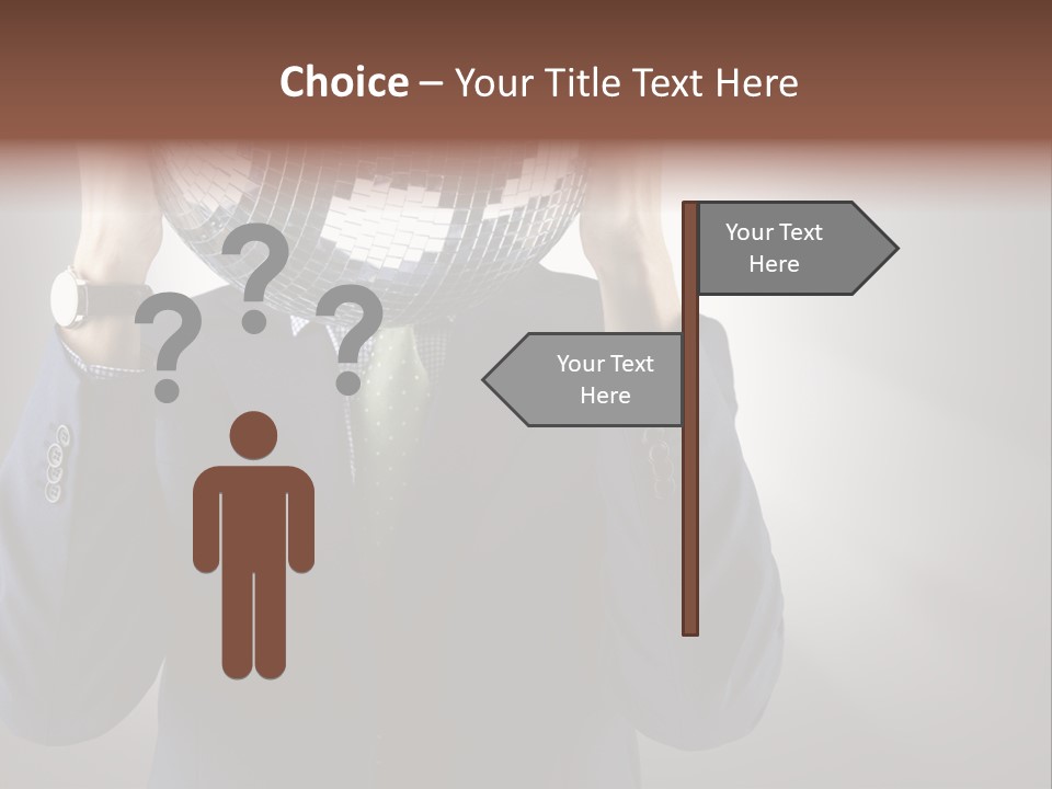 Businessman Question Powerful PowerPoint Template