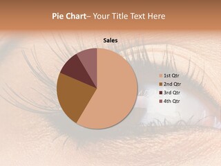 Mascara Eyeball Make Up PowerPoint Template