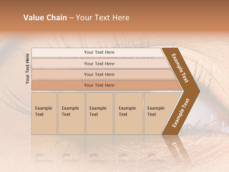 Mascara Eyeball Make Up PowerPoint Template