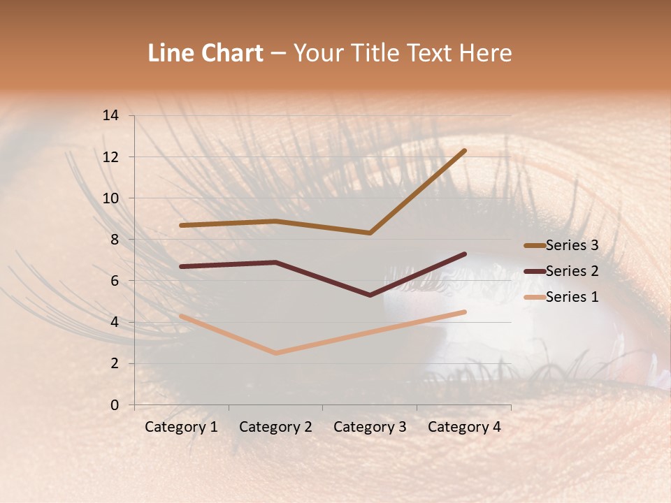 Mascara Eyeball Make Up PowerPoint Template