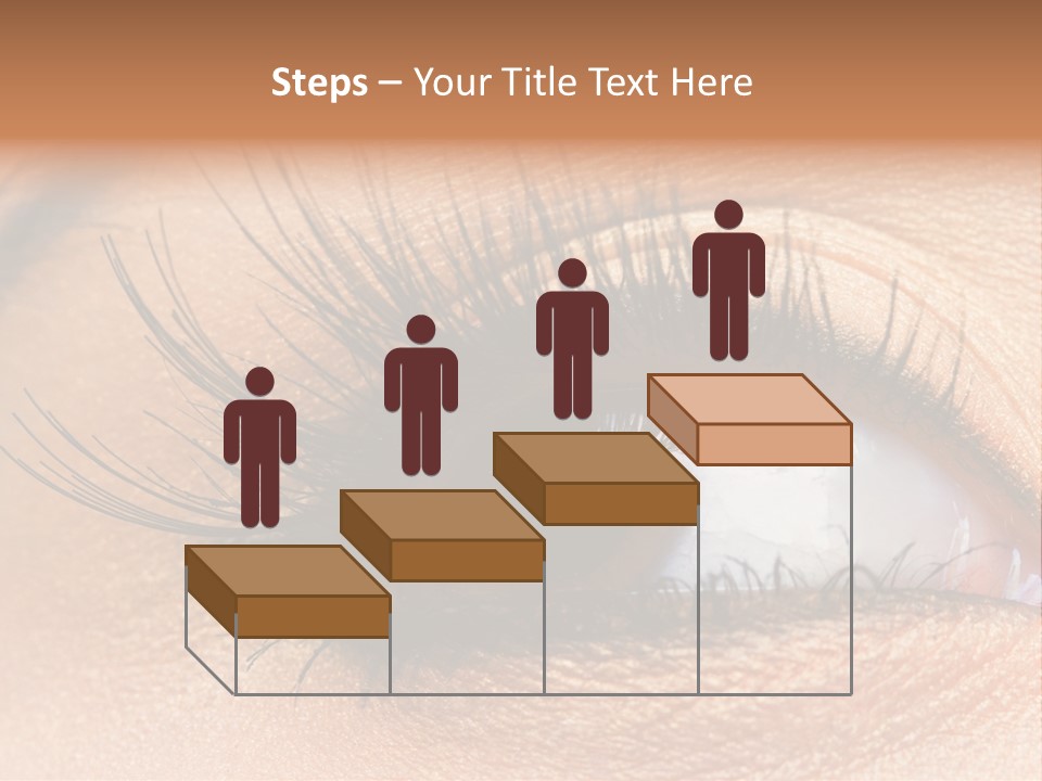 Mascara Eyeball Make Up PowerPoint Template