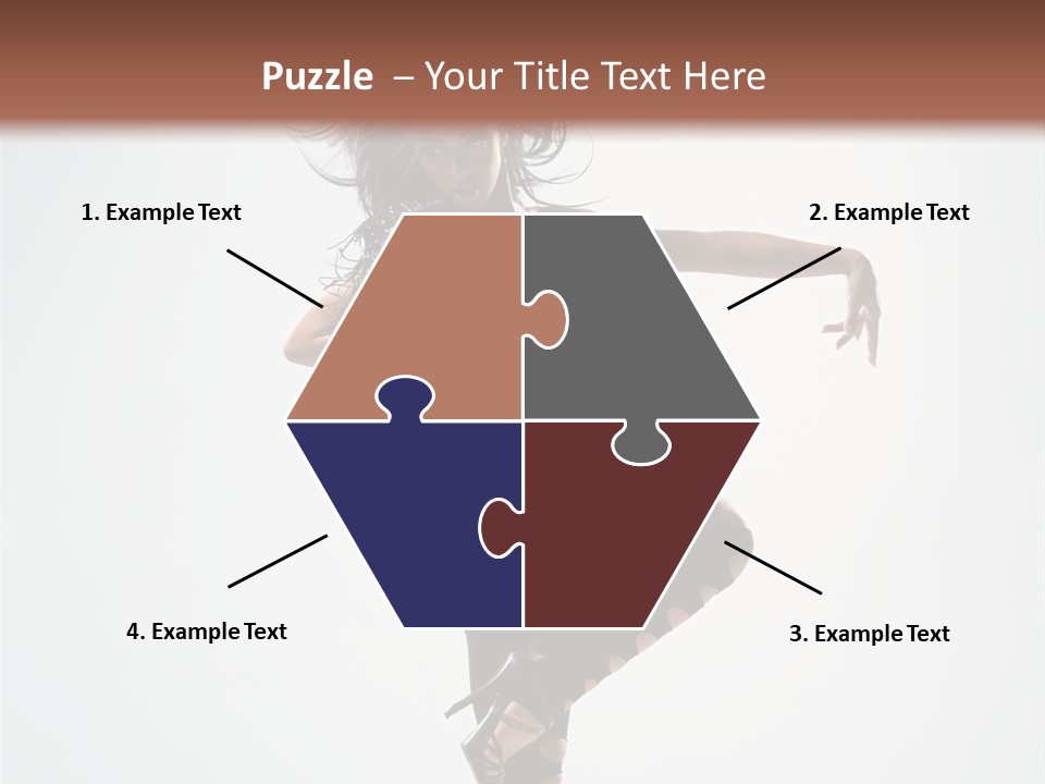 Dancer Beautiful Body PowerPoint Template