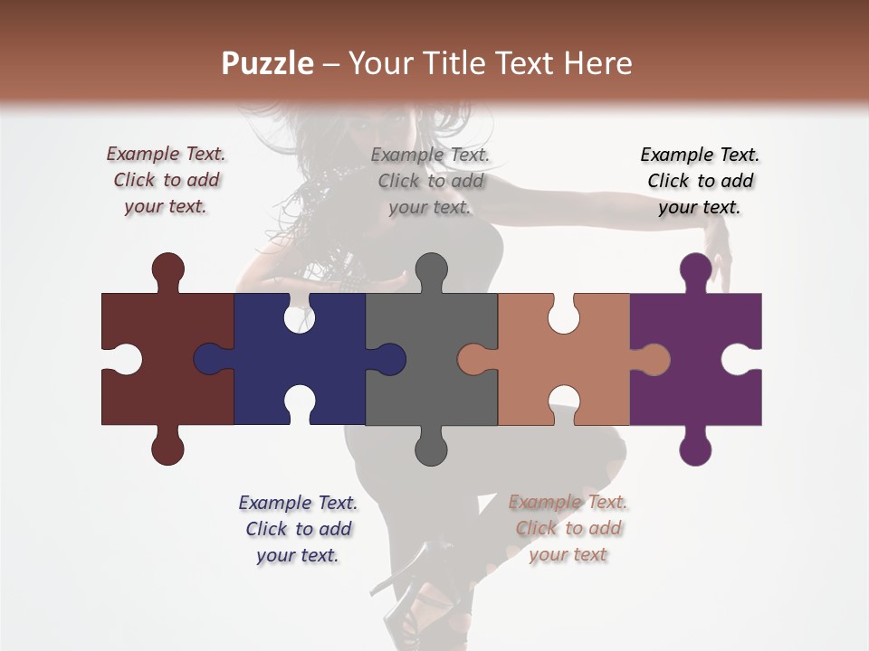 Dancer Beautiful Body PowerPoint Template