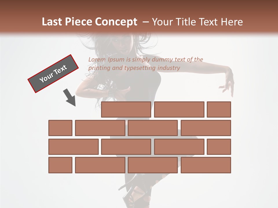 Dancer Beautiful Body PowerPoint Template
