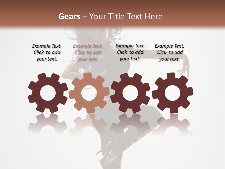 Dancer Beautiful Body PowerPoint Template