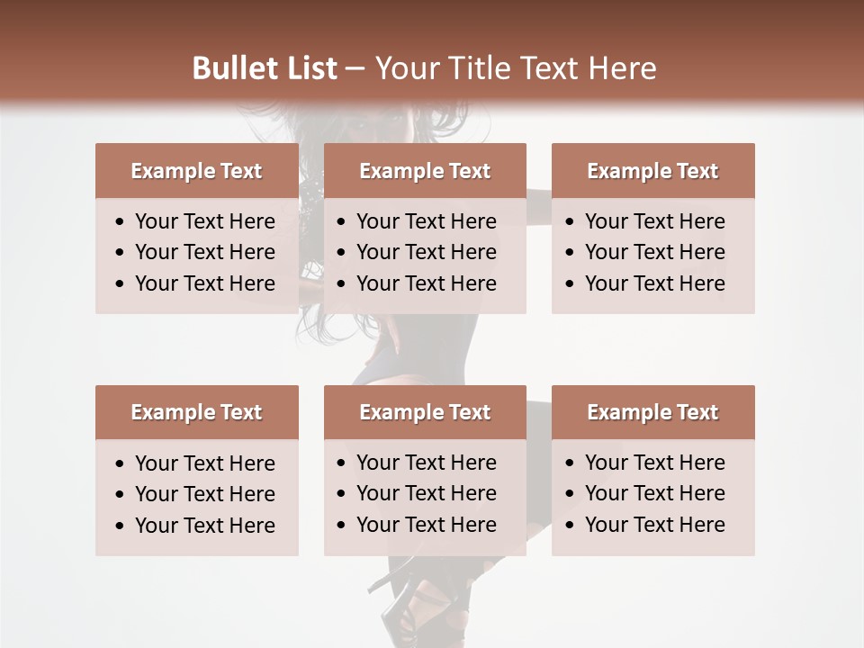 Dancer Beautiful Body PowerPoint Template