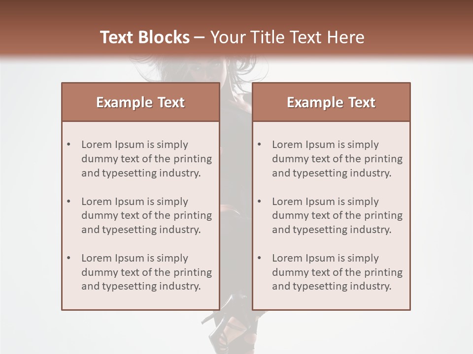 Dancer Beautiful Body PowerPoint Template