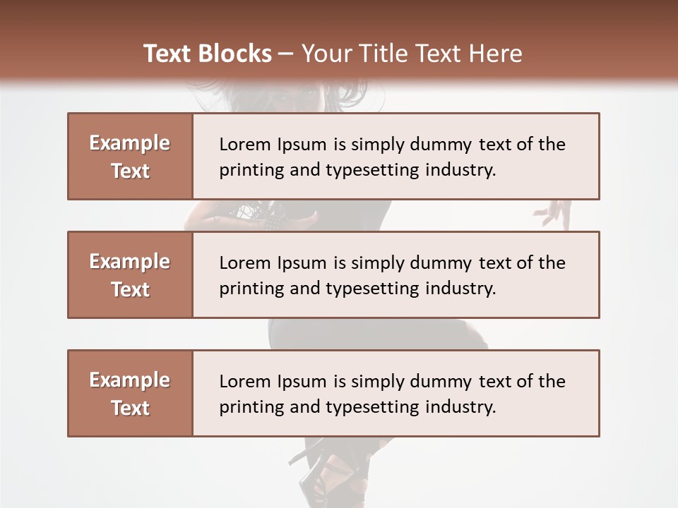 Dancer Beautiful Body PowerPoint Template