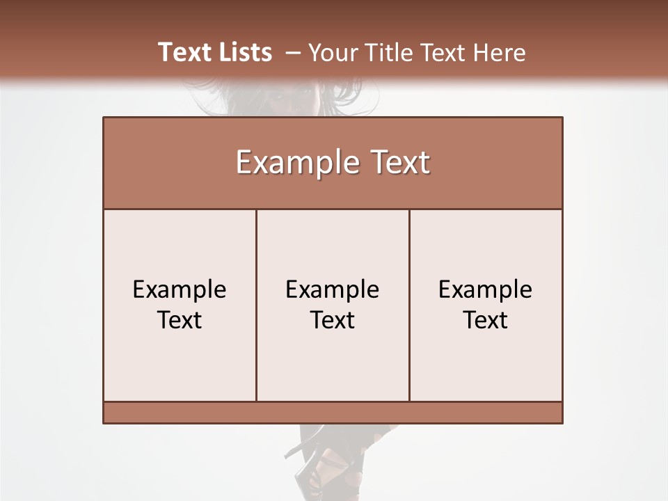 Dancer Beautiful Body PowerPoint Template