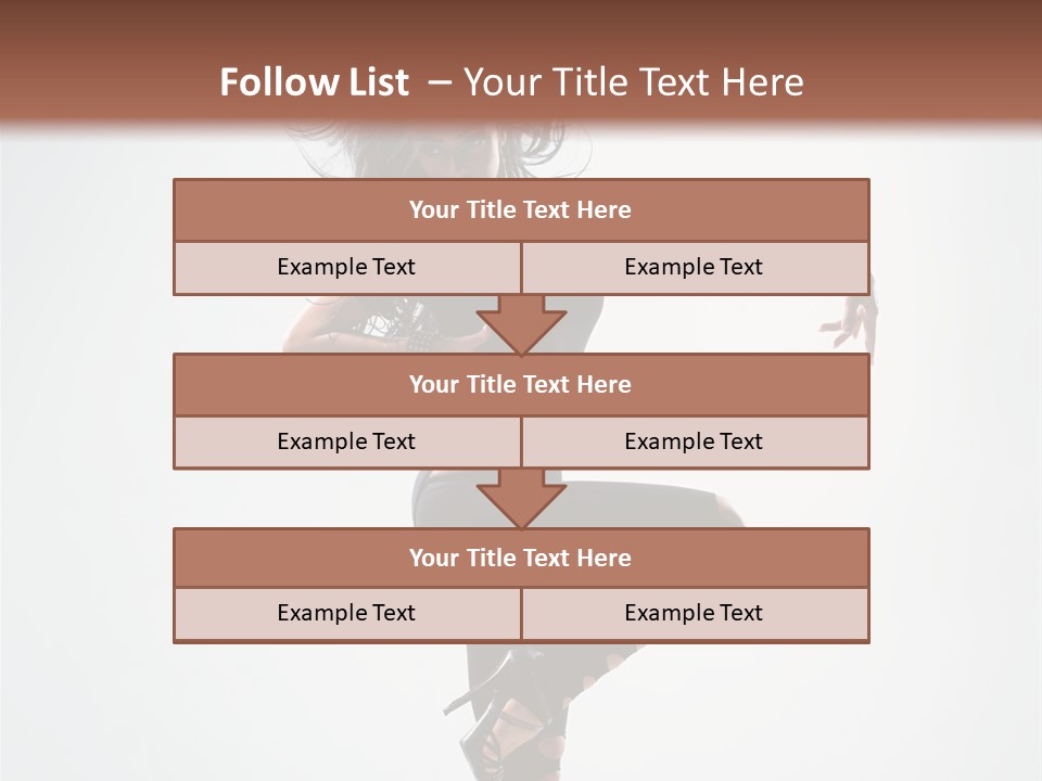 Dancer Beautiful Body PowerPoint Template