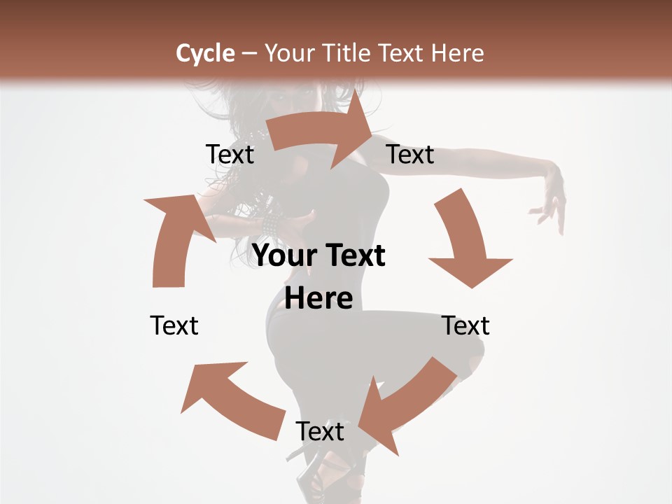 Dancer Beautiful Body PowerPoint Template