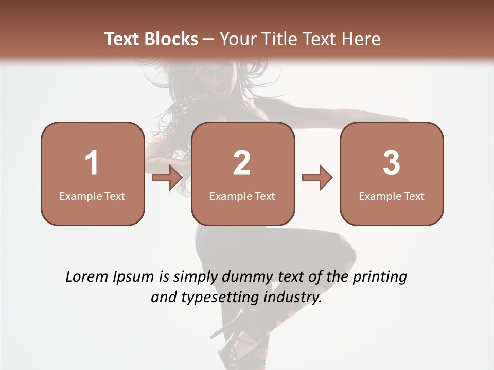 Dancer Beautiful Body PowerPoint Template