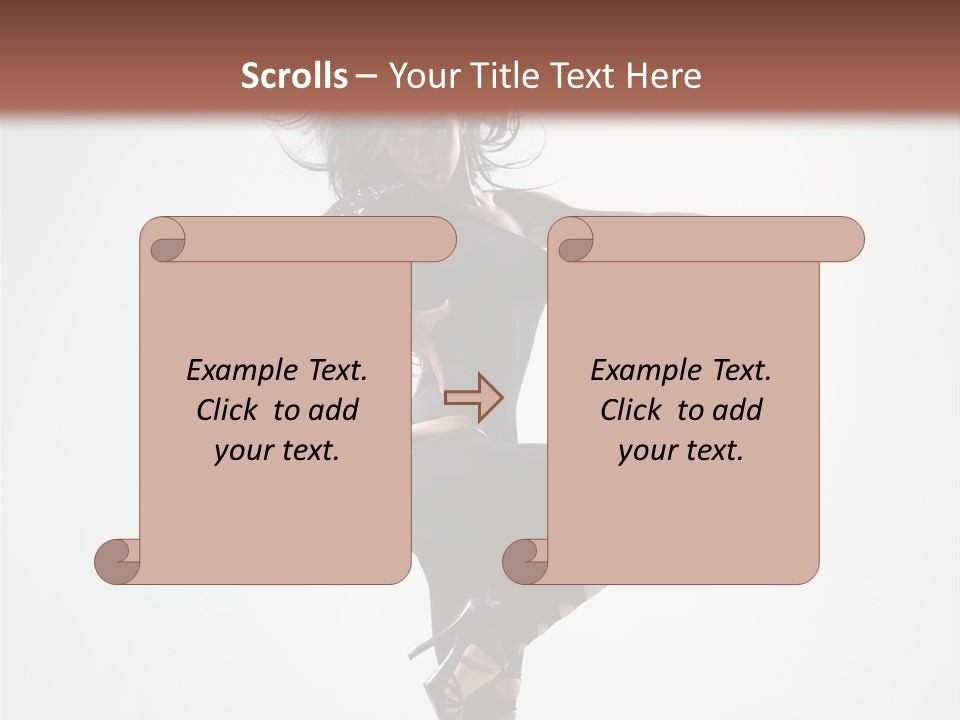 Dancer Beautiful Body PowerPoint Template