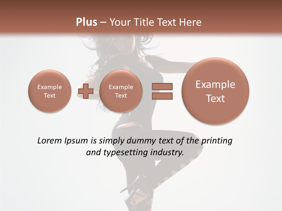 Dancer Beautiful Body PowerPoint Template