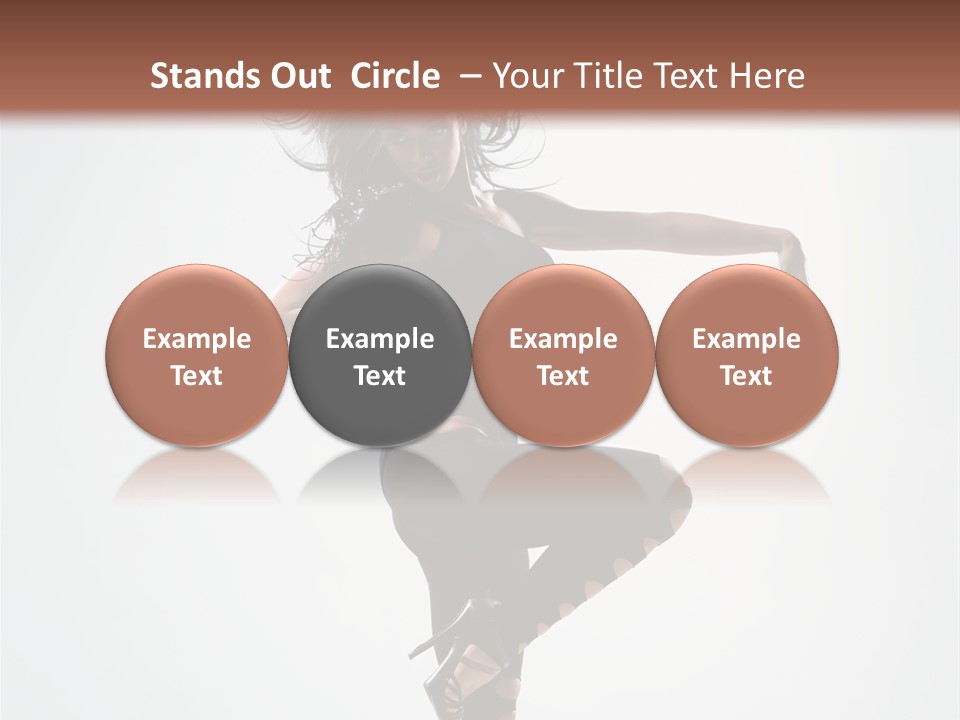 Dancer Beautiful Body PowerPoint Template