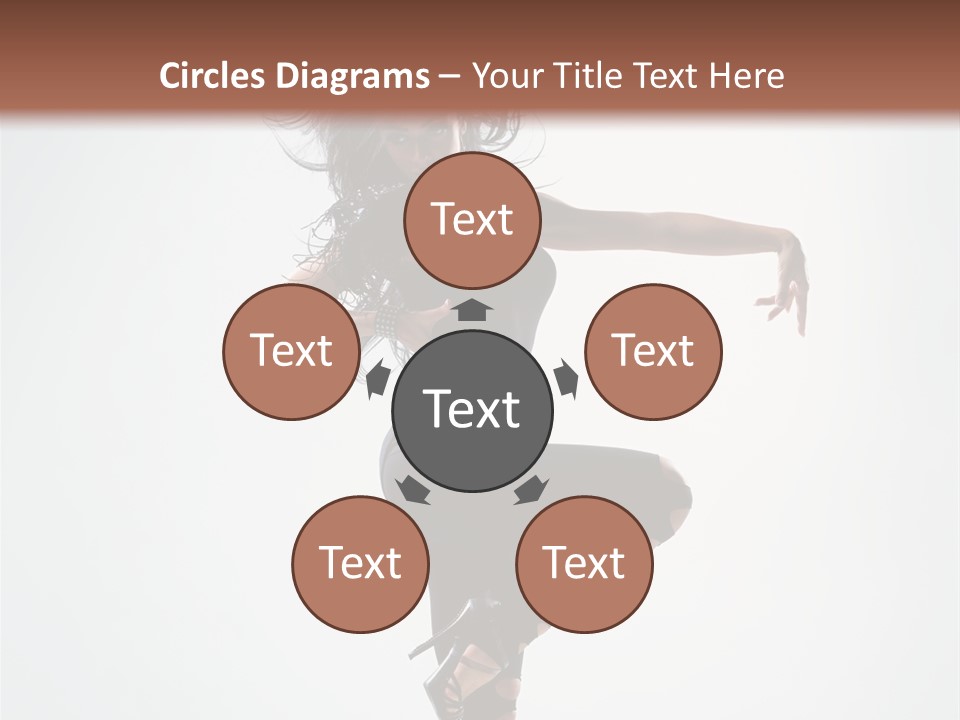 Dancer Beautiful Body PowerPoint Template