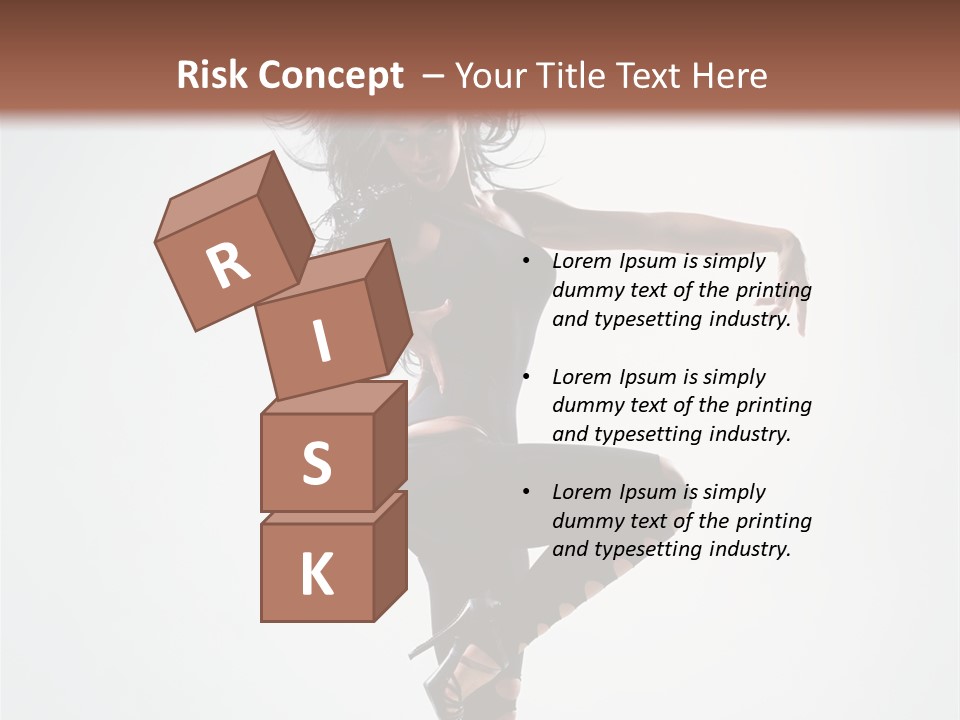 Dancer Beautiful Body PowerPoint Template