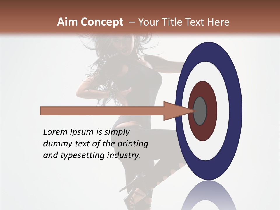 Dancer Beautiful Body PowerPoint Template