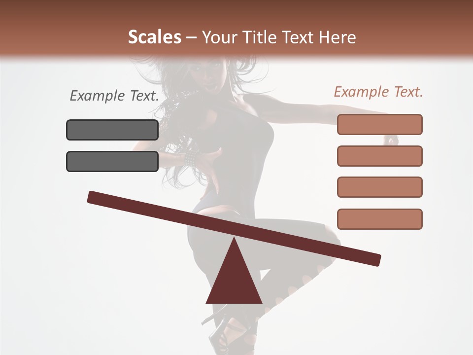 Dancer Beautiful Body PowerPoint Template