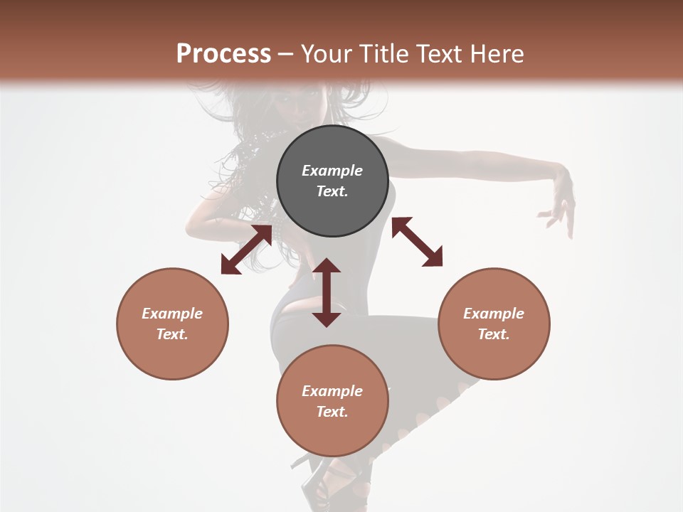 Dancer Beautiful Body PowerPoint Template