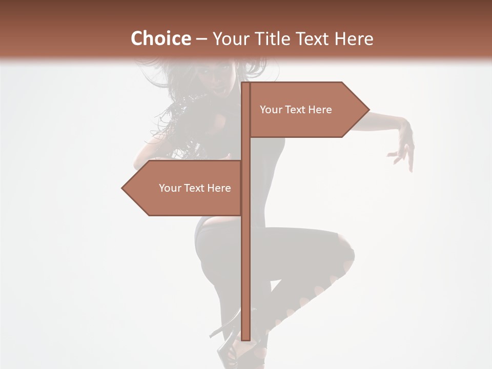 Dancer Beautiful Body PowerPoint Template