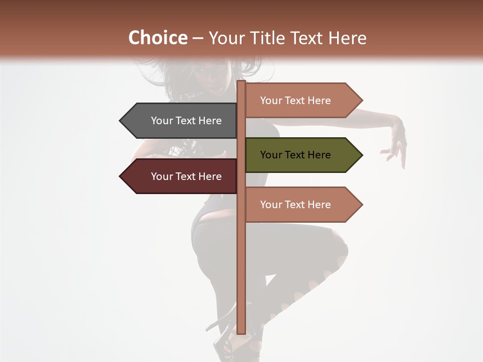 Dancer Beautiful Body PowerPoint Template