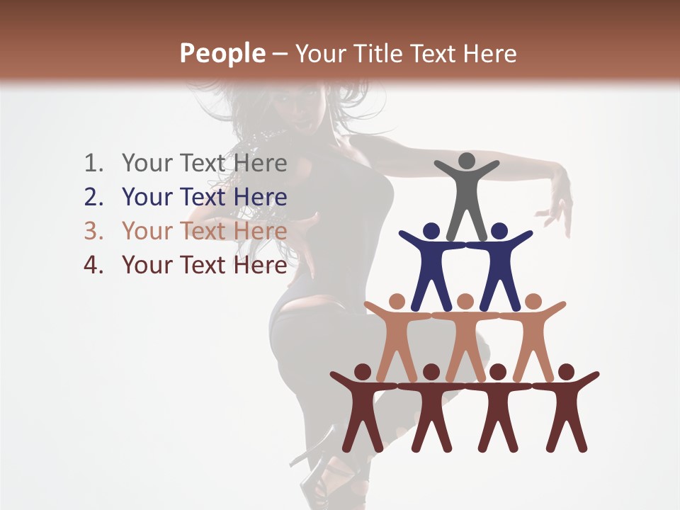 Dancer Beautiful Body PowerPoint Template
