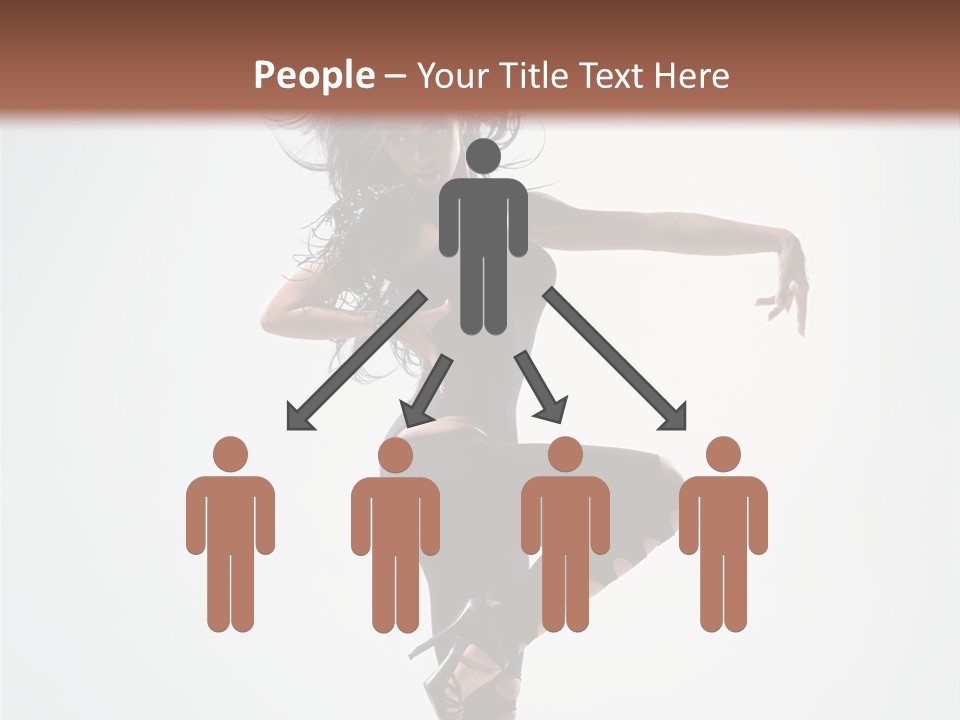 Dancer Beautiful Body PowerPoint Template