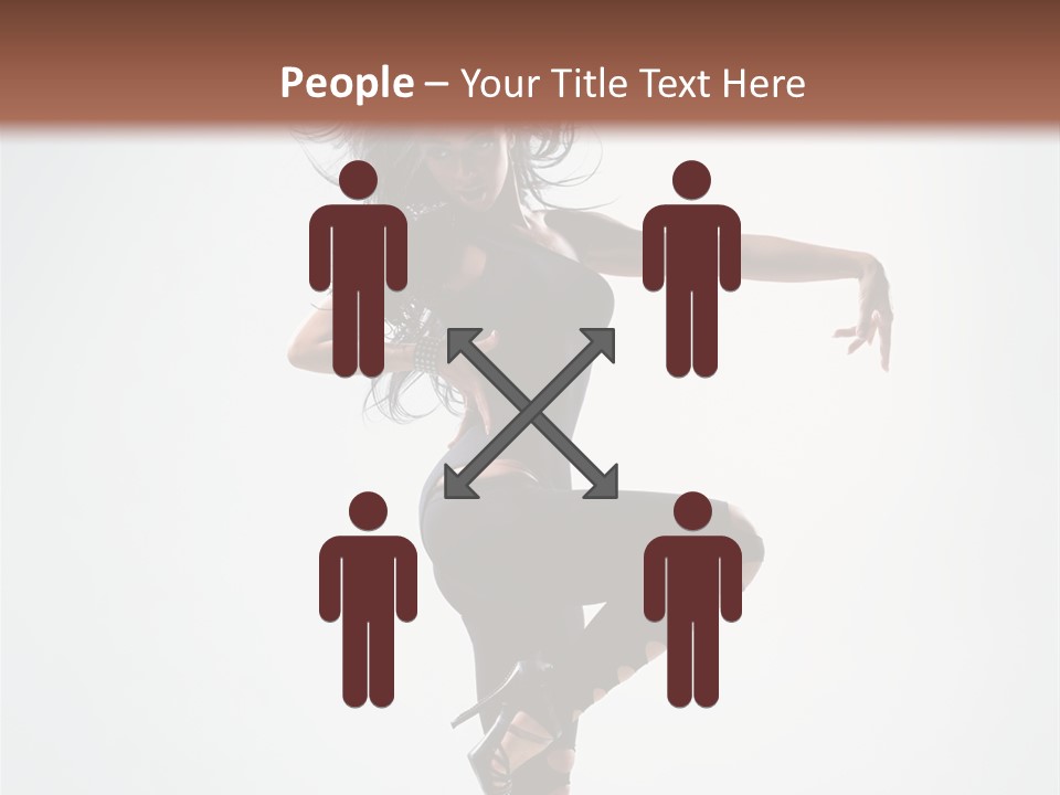 Dancer Beautiful Body PowerPoint Template