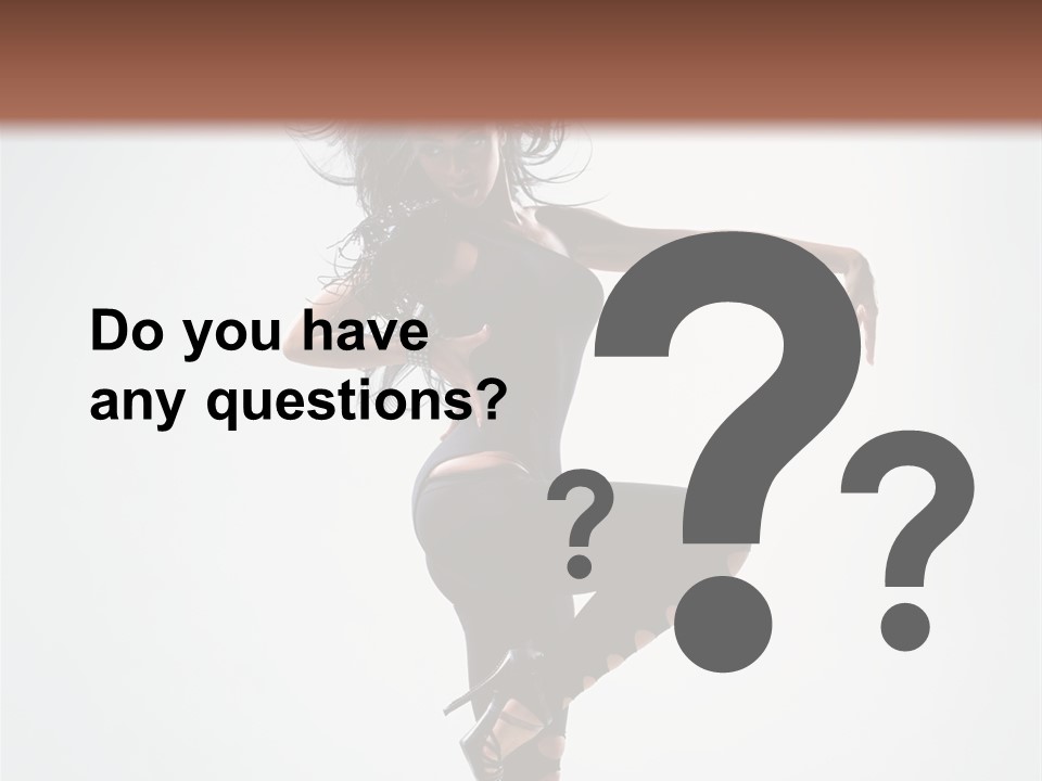 Dancer Beautiful Body PowerPoint Template