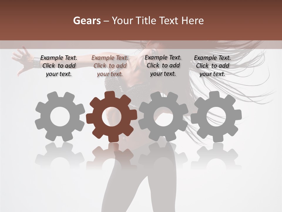 Stockings Woman Girl PowerPoint Template