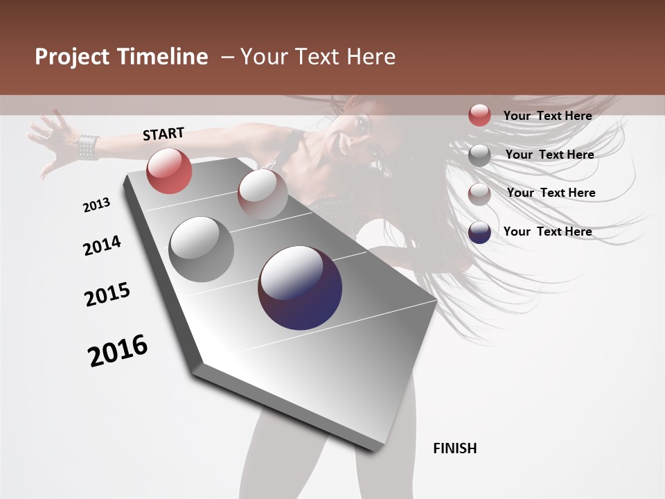 Stockings Woman Girl PowerPoint Template