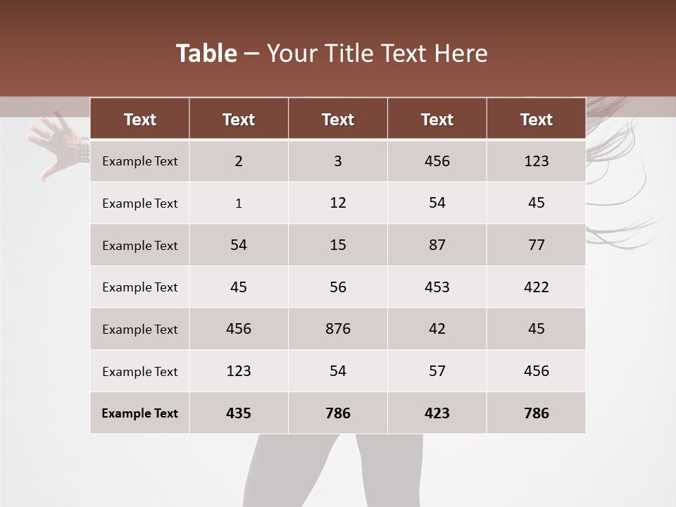 Stockings Woman Girl PowerPoint Template