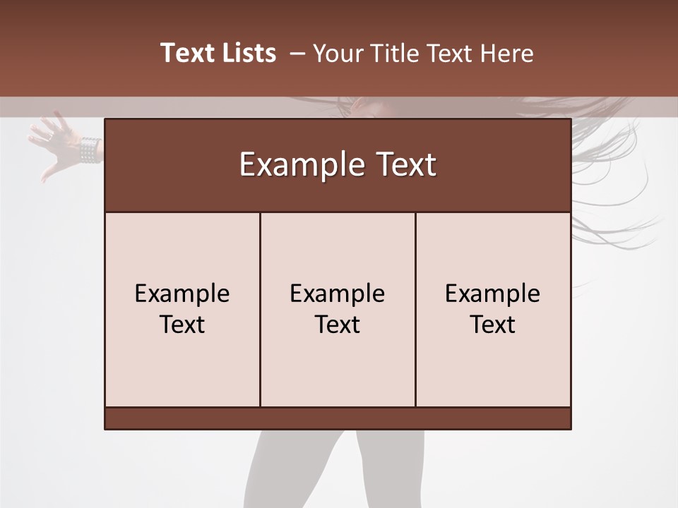 Stockings Woman Girl PowerPoint Template