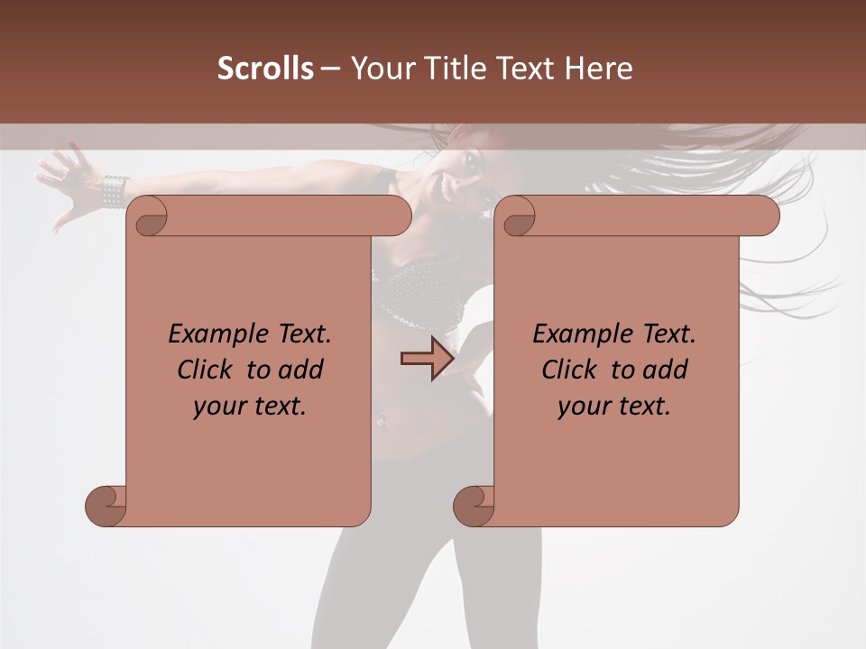 Stockings Woman Girl PowerPoint Template
