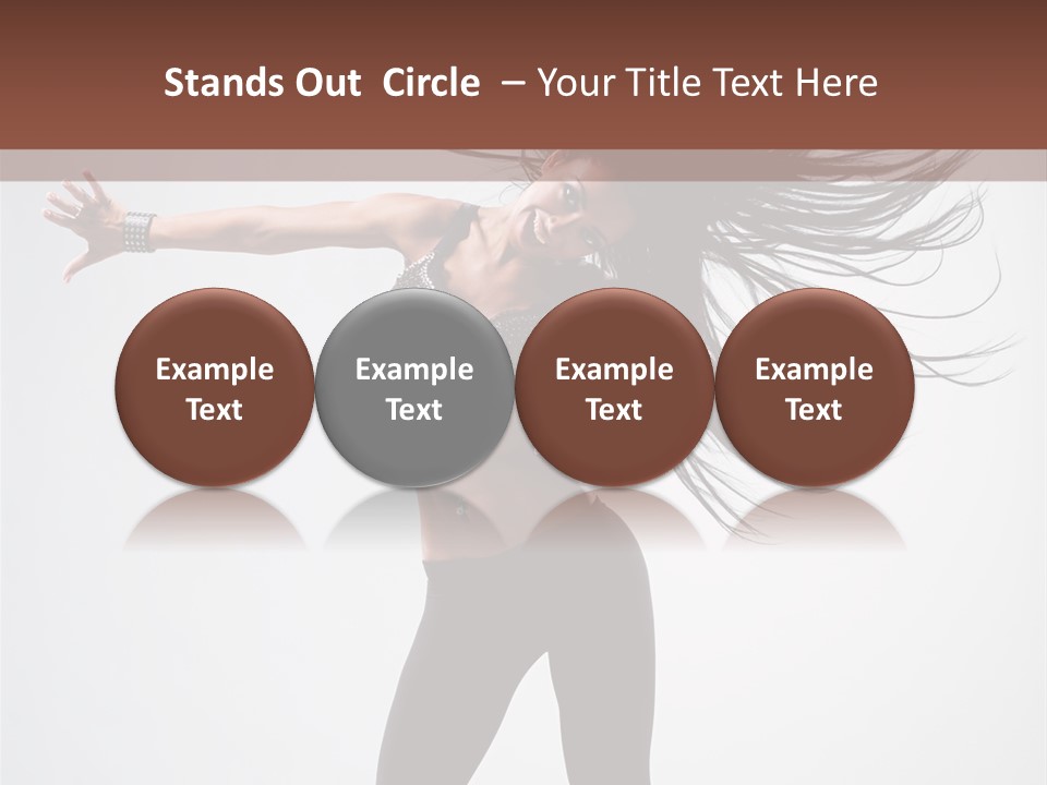 Stockings Woman Girl PowerPoint Template