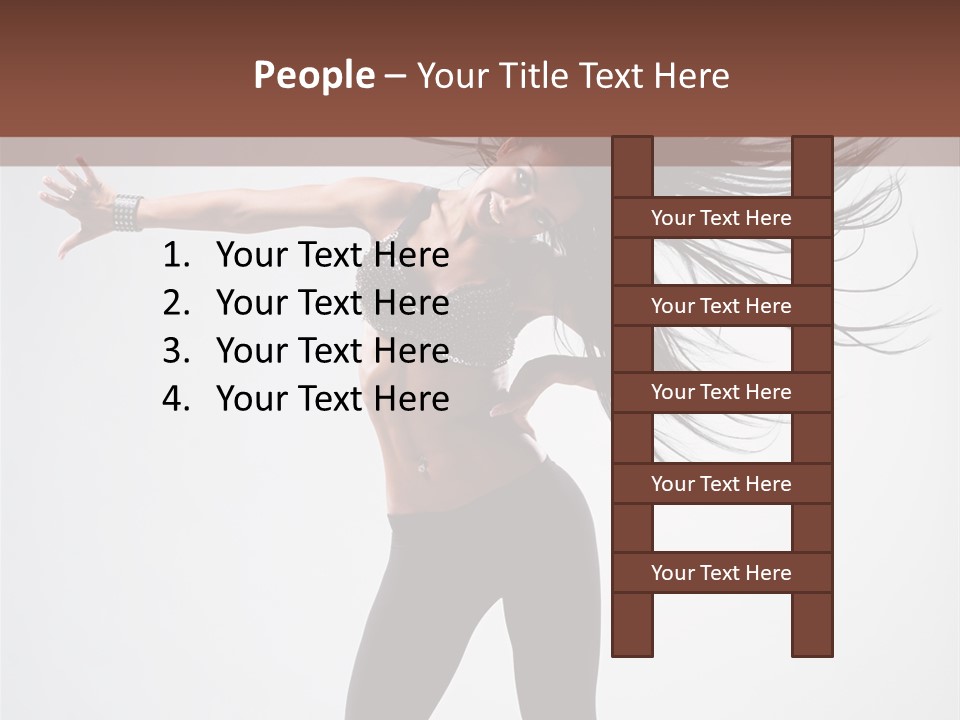 Stockings Woman Girl PowerPoint Template