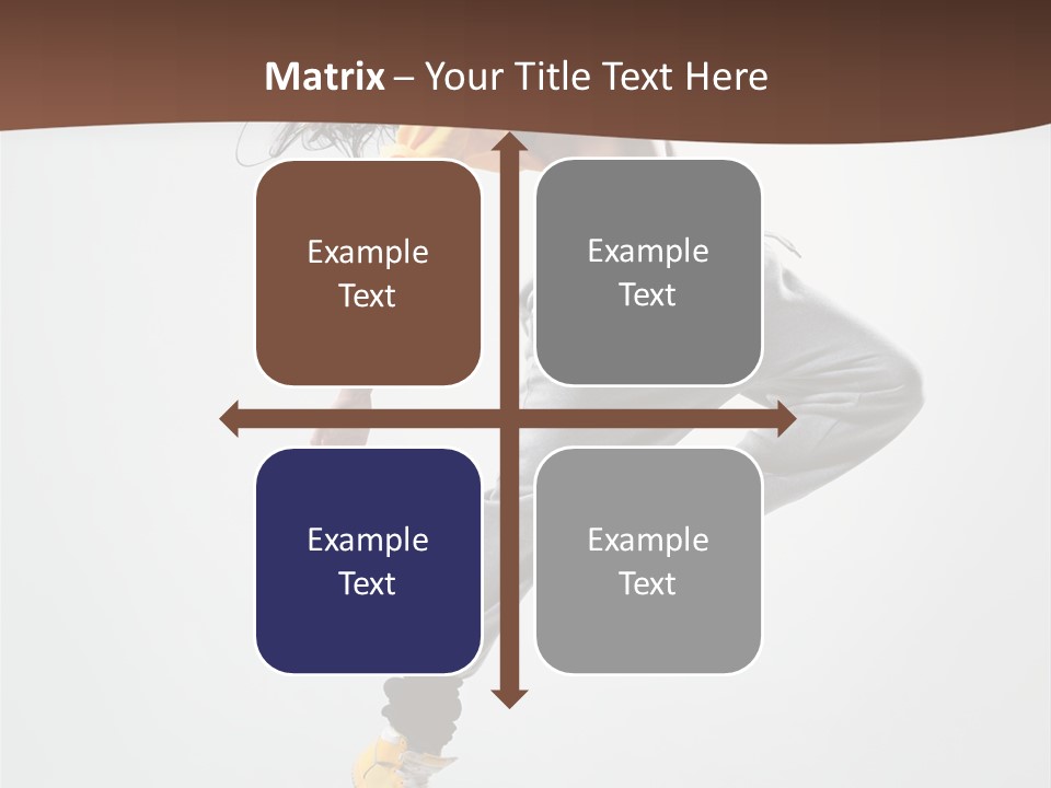 Gymnastic Flexibility Performer PowerPoint Template