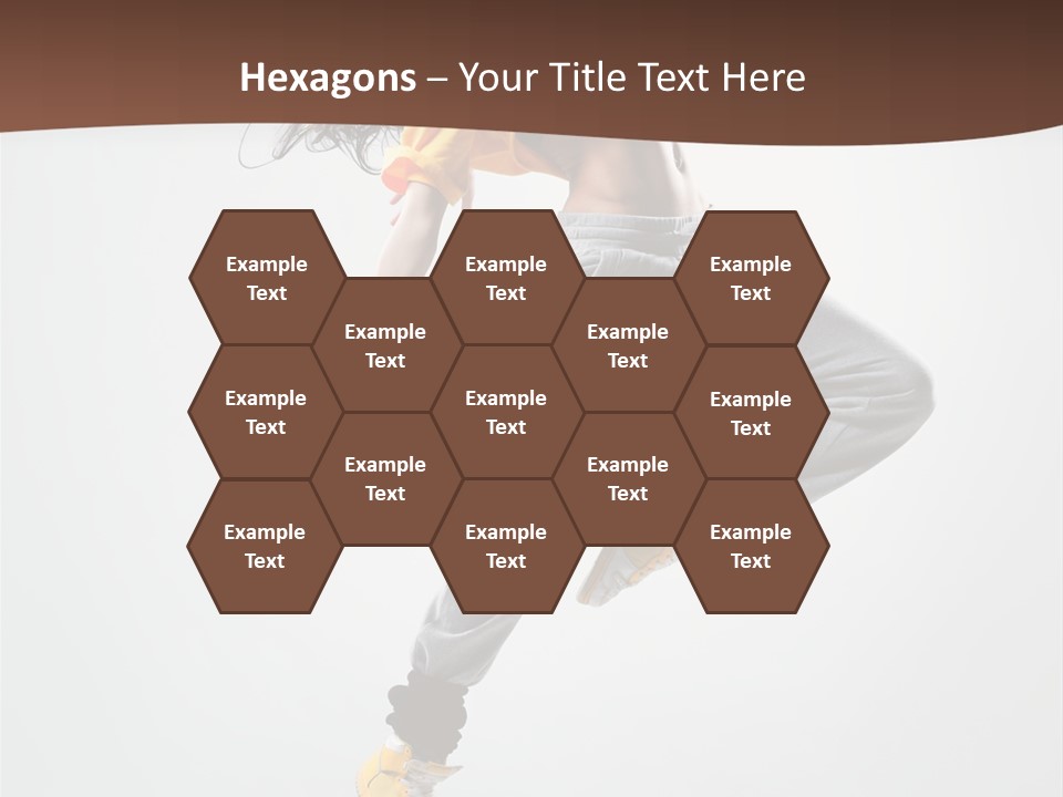 Gymnastic Flexibility Performer PowerPoint Template